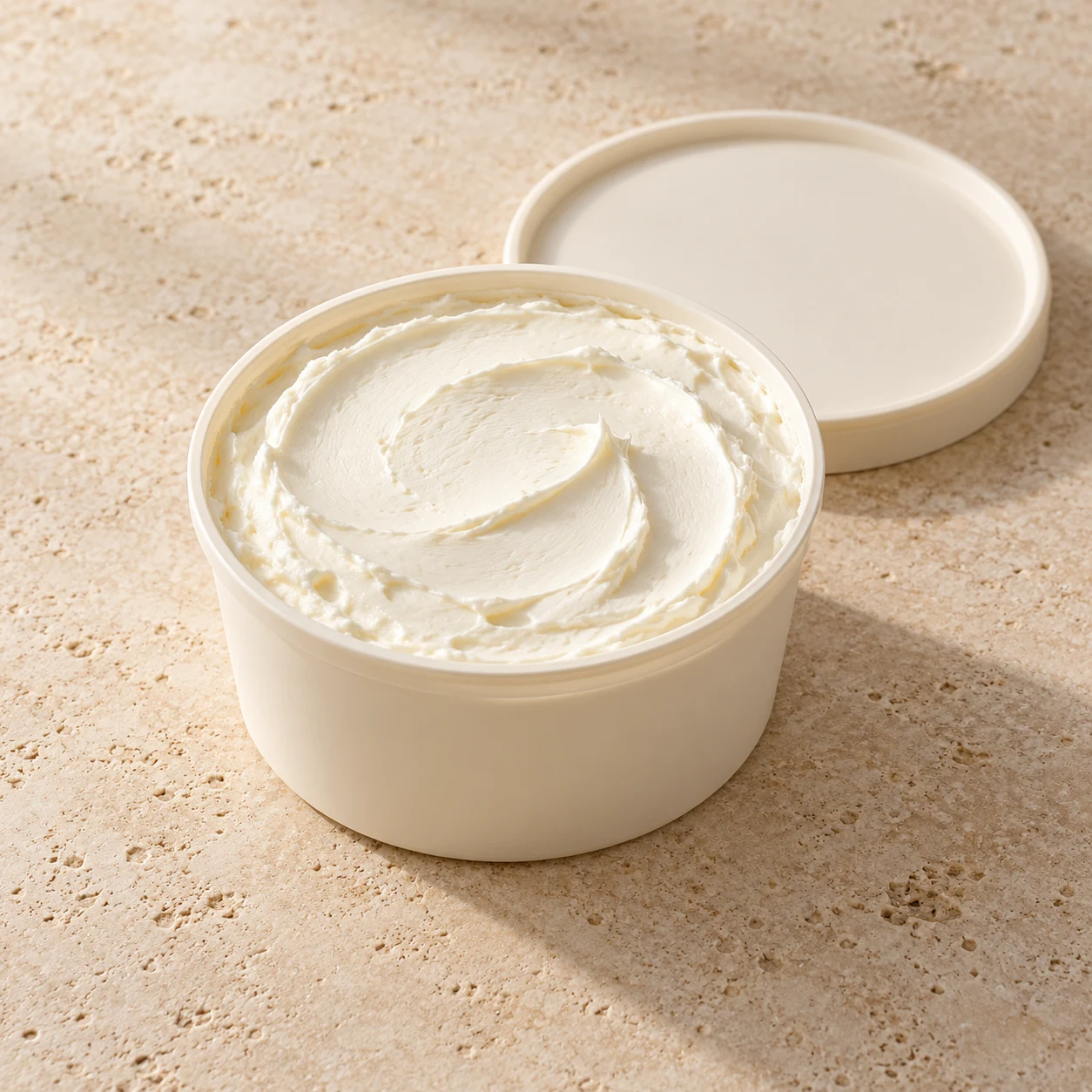 Plain soft cream cheese